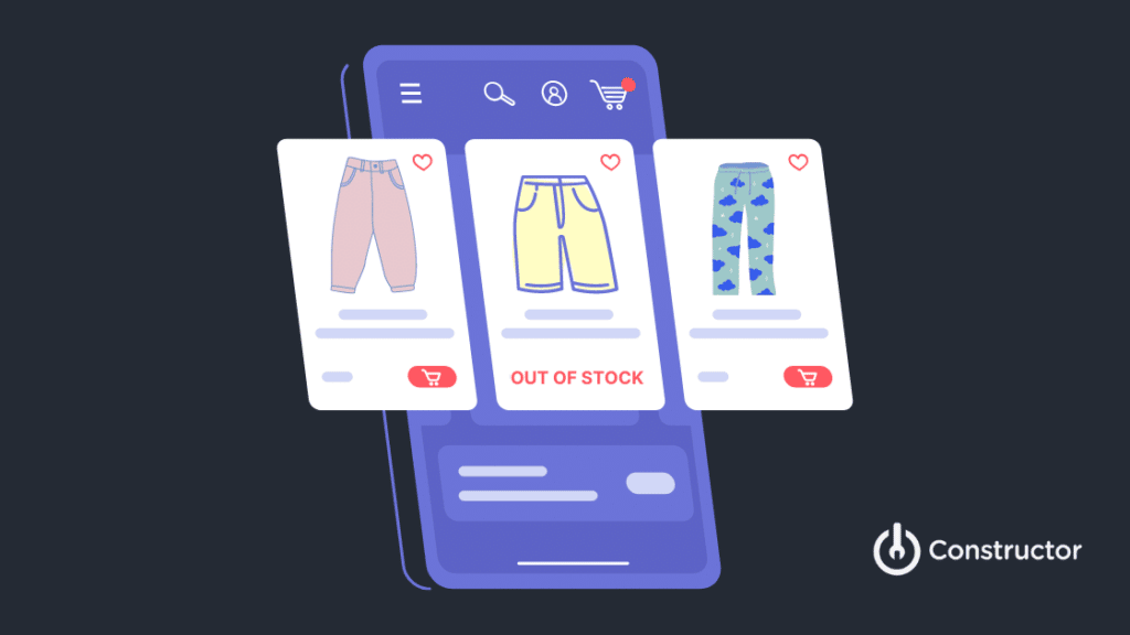 ecommerce website with pants to demonstrate search relevance