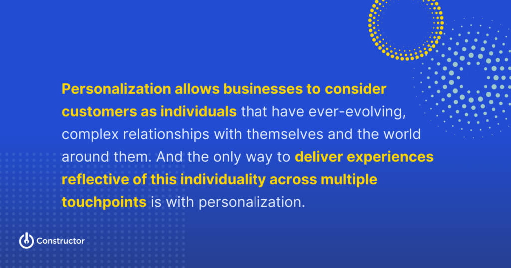 need for personalization in ecommerce product discovery