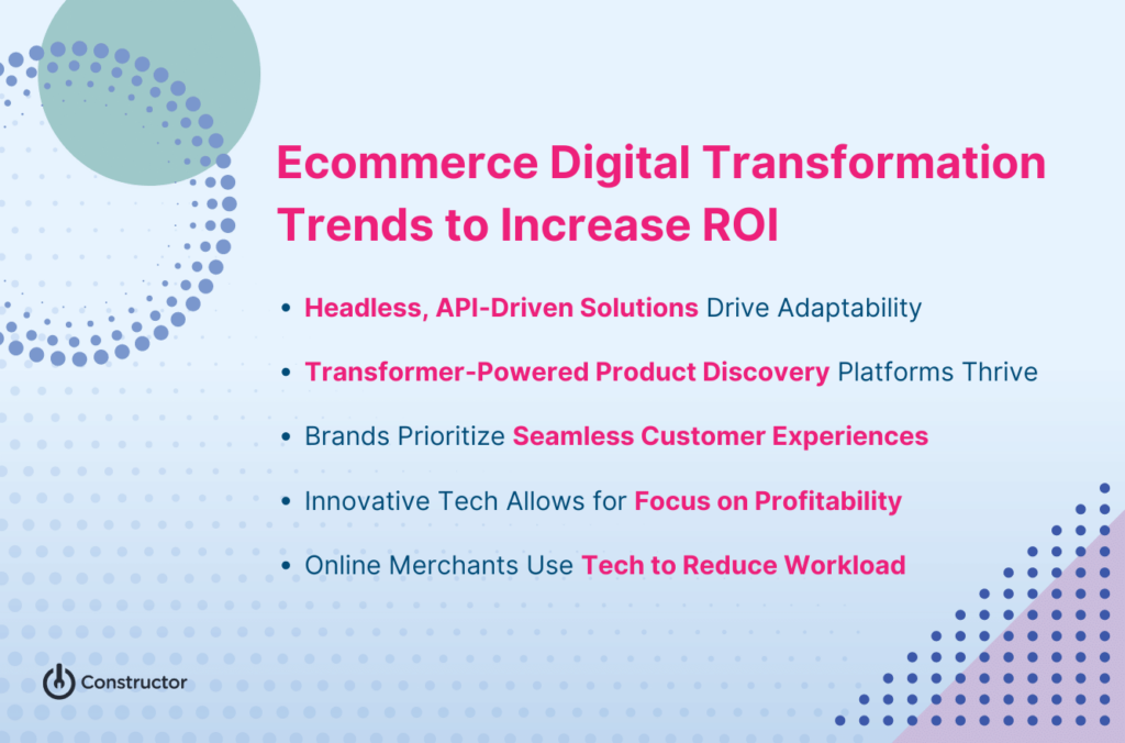 ecommerce digital transformation trends