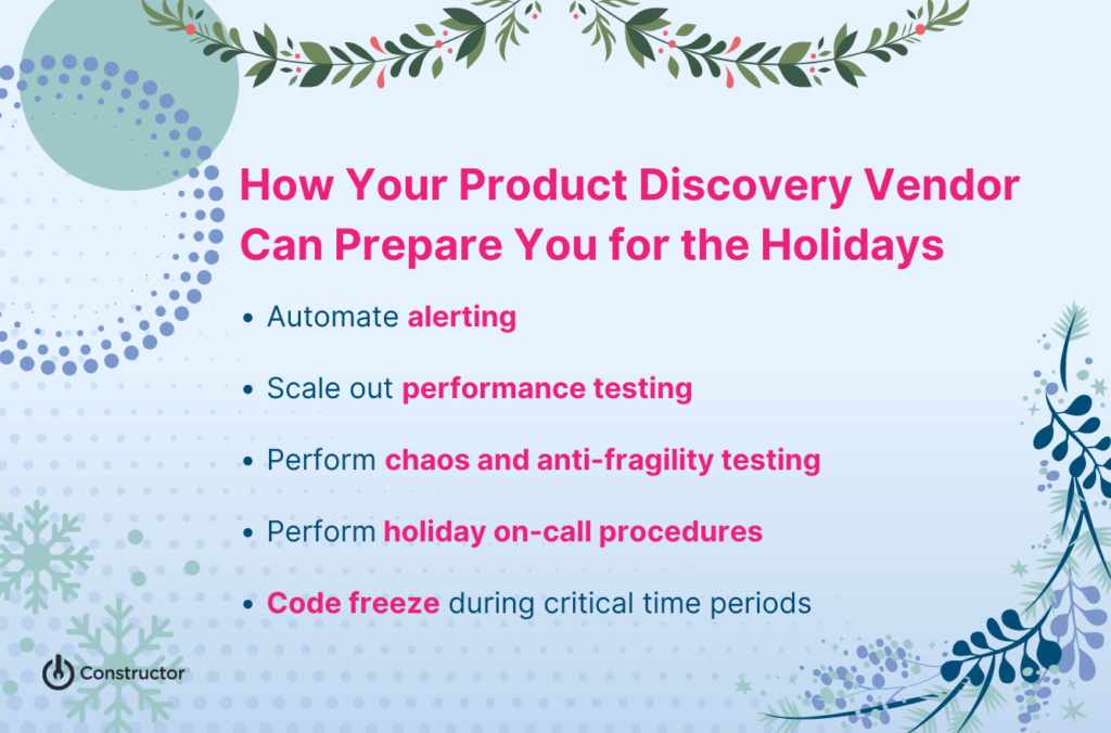 product discovery vendor holiday prep