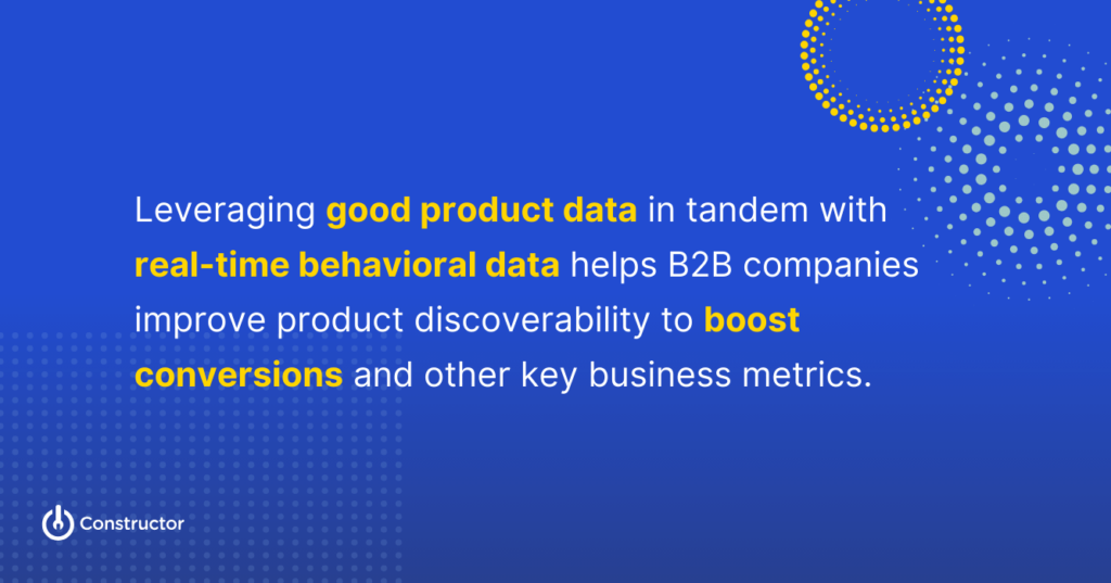 real-time data b2b ecommerce strategies